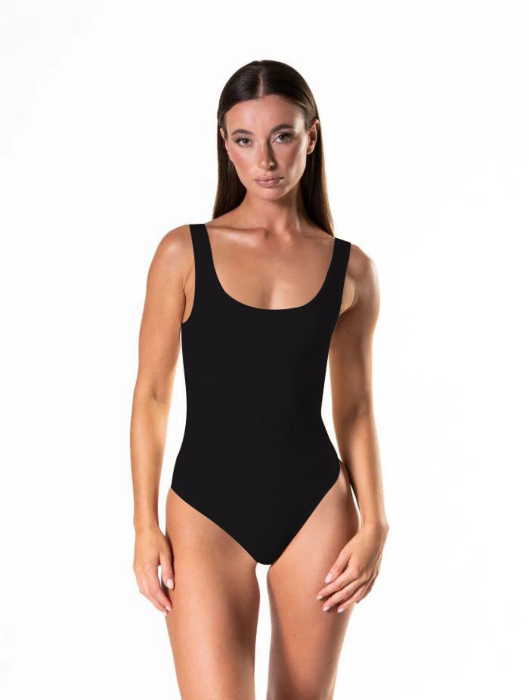Sculpting Ribbed Shapewear Bodysuit for Ultimate Contour