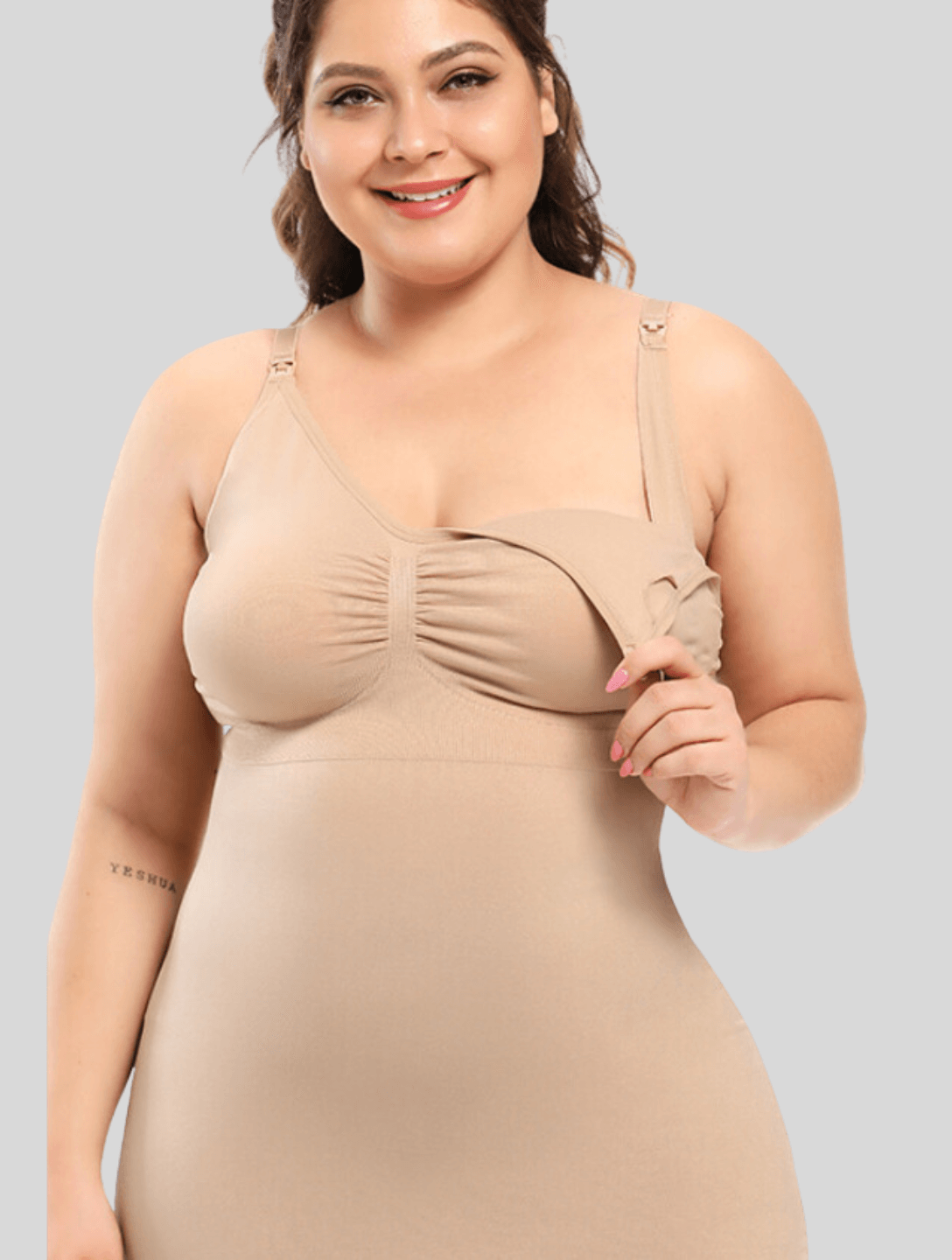 Stylish Nursing Bodysuit for Comfort and Convenience