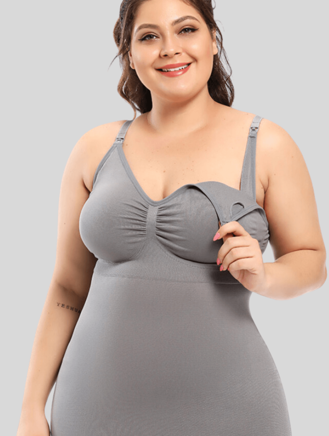 Stylish Nursing Bodysuit for Comfort and Convenience