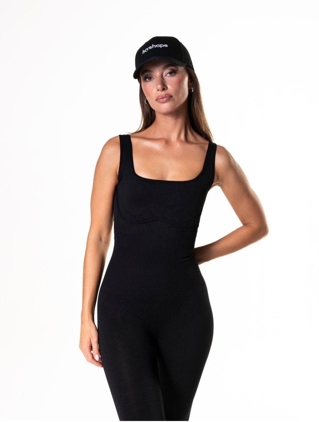 Chic Square Neck U-Back Flared Jumpsuit for Effortless Elegance